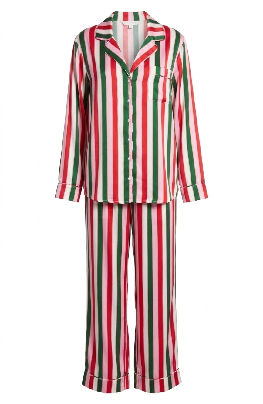 NEW SHOW ME YOUR MUMU classic pj set in jolly stripe